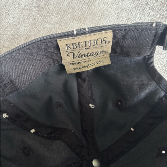 KBETHOS Vintage “Hot Southern Mess” Distressed Cap - Women Black NWOT - Picture 4 of 5